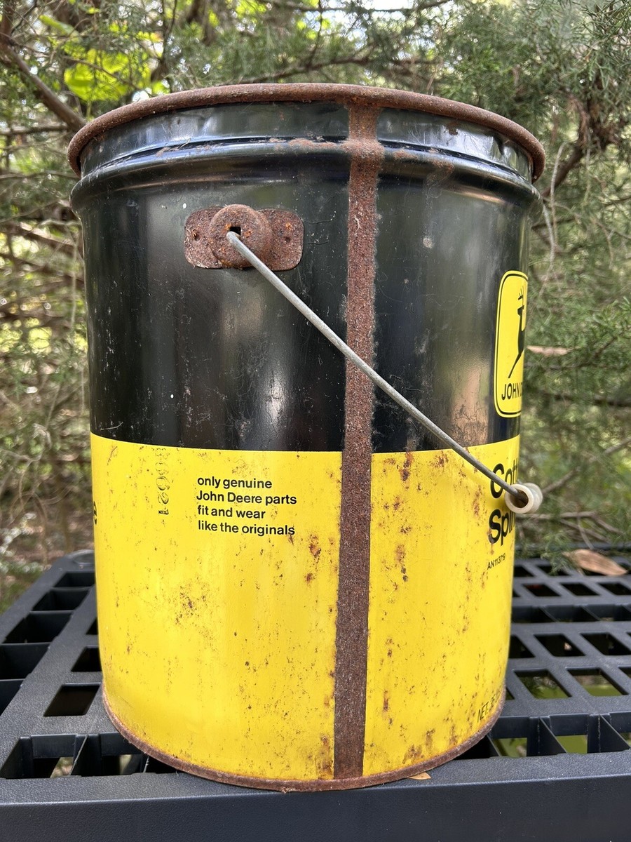 Vintage JOHN DEERE - COTTON PICKER SPINDLE GREASE 35lb advertising