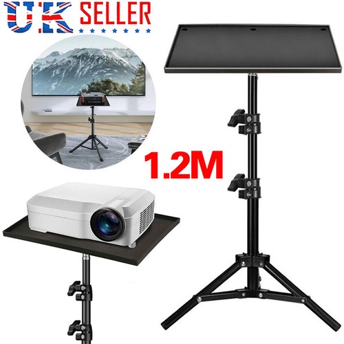 Projector Tripod Stand Foldable Tripod Projector Bracket  Adjustable Height UK - Picture 1 of 7