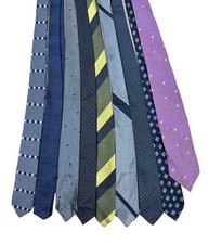  10 Vintage 50  s Neckties 1950s Ties SLIM 1940s Swing Rockabilly Tie Lot