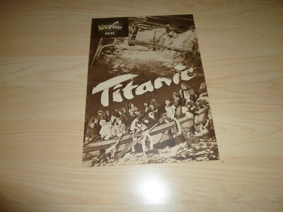 Progress Filmprogramm 68 / 61 - Titanic - Programmheft Info 60er 60s