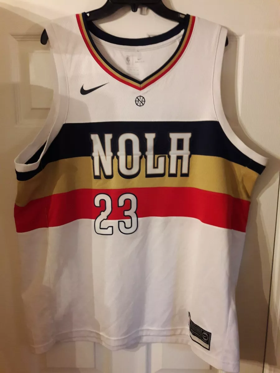 Anthony Davis New Orleans Pelicans/19 Jersey Jersey White Earned