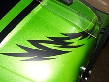 All Make Golf Cart EZGO Club Car Tribal Razor Decals Graphics Decal Set Flame