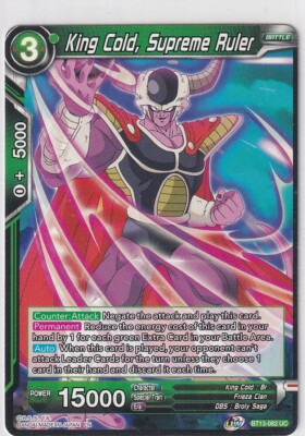 Dragon Ball Super Galactic Battle - BT13-082 King Cold, Supreme Ruler