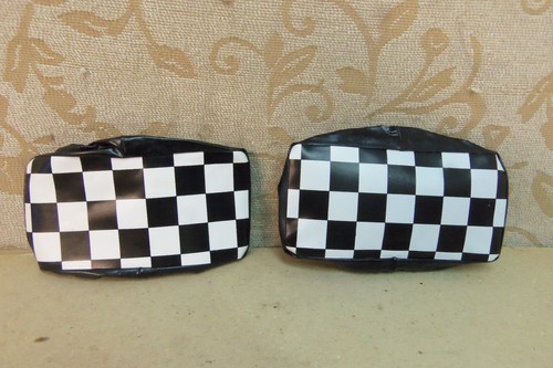 2 NEW 3" x 6" FOG SPOT LAMP COVER Classic Rally MINI COOPER FORD VESPA LAMBRETTA