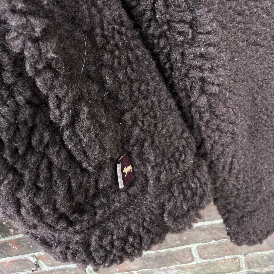 Chaqueta de manga larga Horny Toad talla L marrón polar difuso cremallera completa Foto 3 de 4