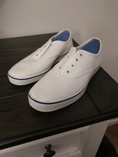 VTG Montgomery Wards SKIPS sneakers shoes slip-on canvas Ladies size 5 1/2 M NOS