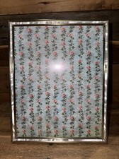 Vintage Ornate Gold Embossed Beaded Bordered Metal Picture Frame Fits 8"x10"