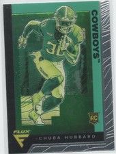 2021 Chronicles Draft Flux #246 Chuba Hubbard OKLAHOMA STATE Rookie Card 35. rookie card picture