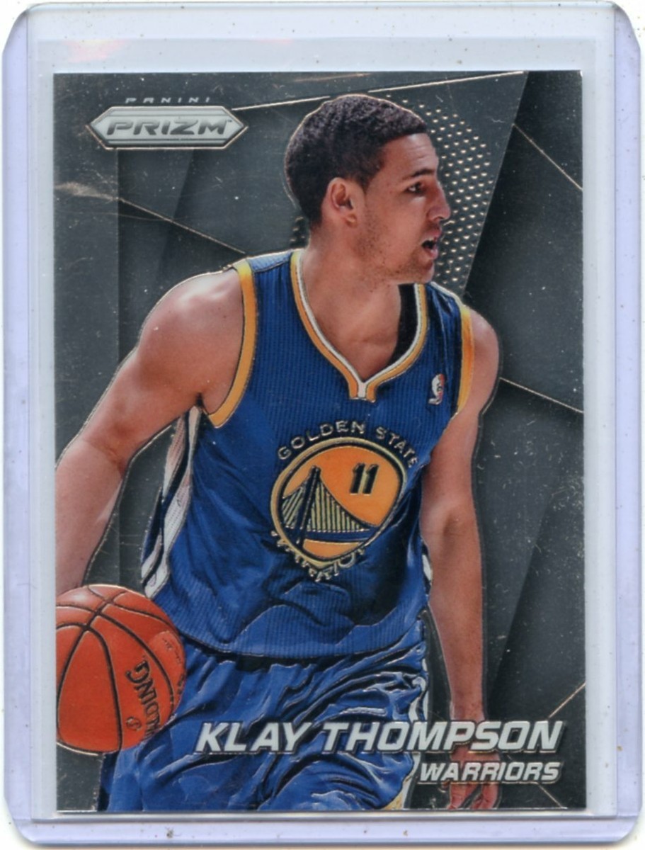 2014-15 PANINI PRIZM #126 KLAY THOMPSON, GOLDEN STATE WARRIORS