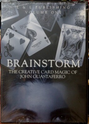 Brainstorm Vol. 1 By John Gustaferro (DVD, 2003) NEW W/ DEFECT IN PLASTIC WRAP