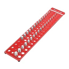 42 Piece Thread Checker Set 19 Standard & 15 Metric Sizes Aluminum Gauge