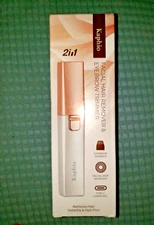 KAPHIO Facial And Eyebrow Hair Remover for Women Rechargeable 2 in 1 Trimmer