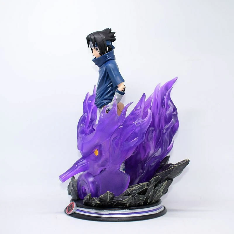 Sasuke Uchiha Purple Susanoo Model Statue Action Figure Figurine