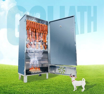 FIREND24 GOLIATH Räucherofen Premium Räucherei Räucherschrank aus Edelstahl +Zubeh