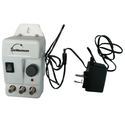 SATMAXIMUM 36dB HDTV Cable TV Antenna Signal Amplifier, High-Gain Booster, Range Extender