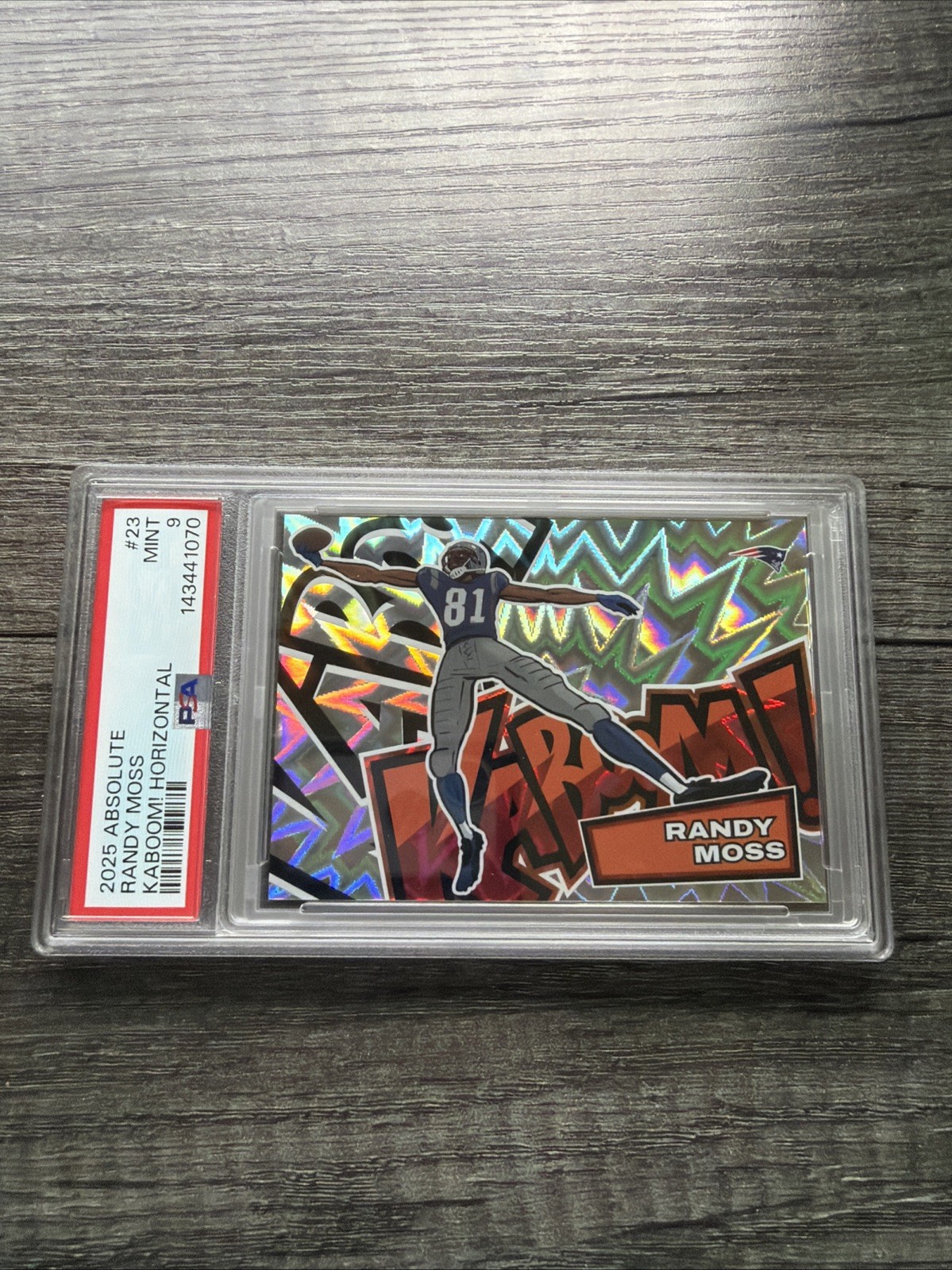 2025 Panini Absolute - Kaboom! Horizontal Randy Moss #23