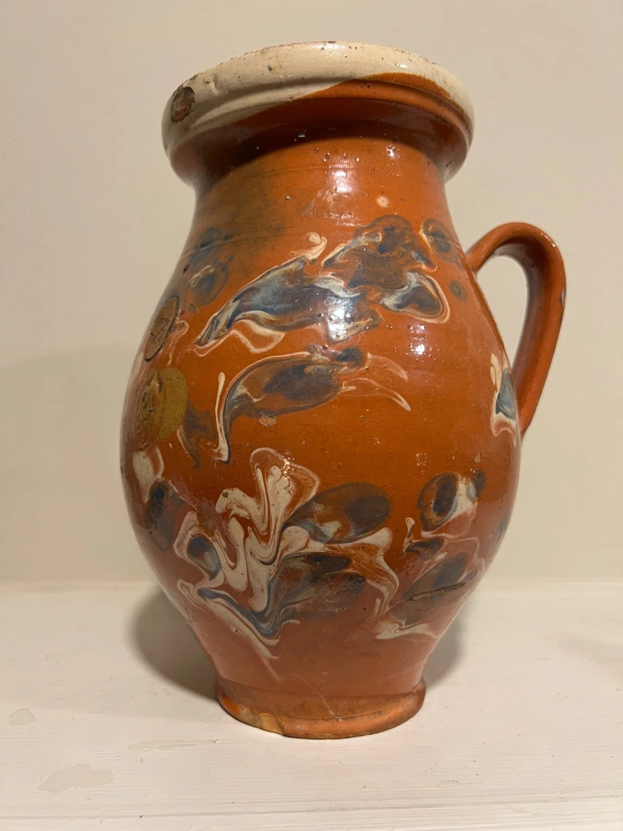 Antique Redware In Folk Art Pottery for sale | eBay
