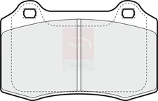 Brake Pads Set fits LOTUS ESPRIT 082 2.2 Front 93 to 96 Apec Blue Quality New