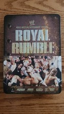 WWE Royal Rumble 2008 DVD FYE Exclusive Tin Steelbook - Cena, Umaga, HHH (WWF)