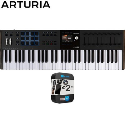 Arturia Mk3 61-Key USB MIDI Controller Keyboard Black with 2 Year Warranty