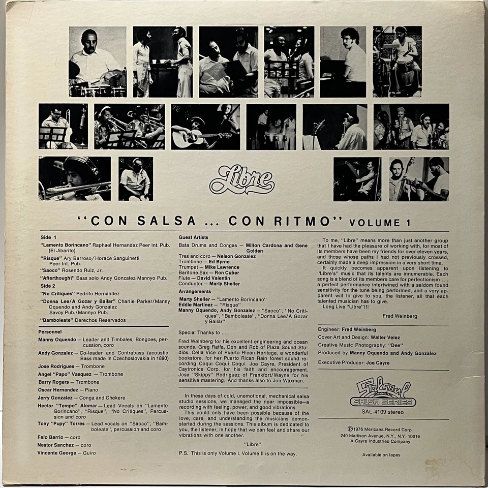 Latin Libre - Con Salsa...Con Ritmo, Vol. 1 Salsoul Salsa Series Foto 2 de 4