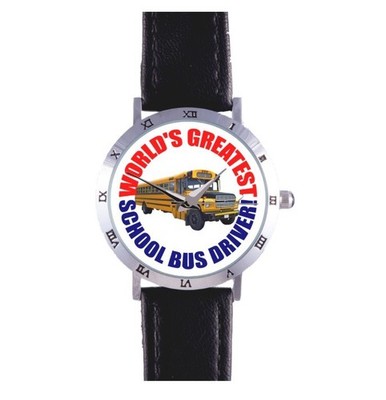 WORLD'S GREATEST SCHOOL BUS DRIVER WATCH: TRANSIT, STUDENTS, RARE COLLECTIBLE!