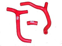 KSX KüHlerschläUche Set Passt An Honda CRF 450 09-12 Rot