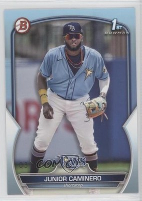 2023 Bowman Prospects Sky Blue 31/499 Junior Caminero #BP-61 13dz