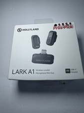 Hollyland Lark A1 Mini Duo USB-C Wireless Lavalier Microphone System Space Gray