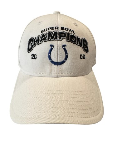 Super Bowl Champions Cap 2006 Colts White Hat Never Worn - Picture 2 of 9