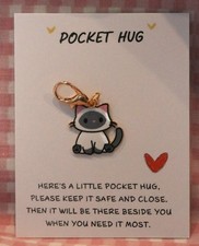 Pocket hug Cat keyring, gift