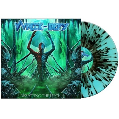 WRECK-DEFY - Dissecting The Leech - Vinyl-LP - turquoise black splatter Vinyl
