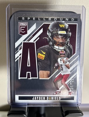 2025 Panini Donruss Elite - Spellbound Jayden Daniels #14 /799 SP Commanders