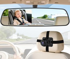 Baby Car Mirror Camera 4.3 Inch HD Clear Night Vision Wide Angle Backseat View