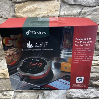 iDevices Weber IGrill 2 Grill Digital Bluetooth Connected Thermometer& Igrill 1
