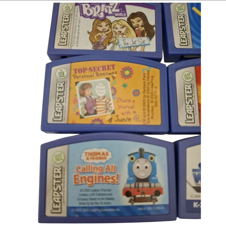 Leapfrog Cartridges Leapster Games Bundle Of 10 Thomas & Friends Star Wars Bratz - Image 2 of 4