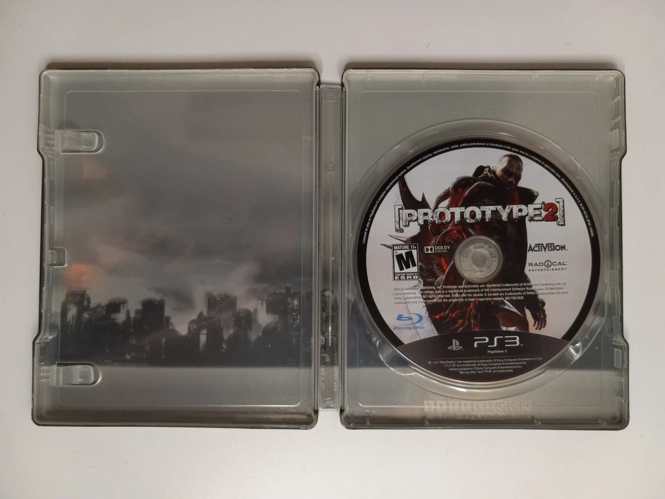 Prototype 2 (Sony PlayStation 3, PS3 - 2012) Limited Edition Steelbook - Image 3 of 3
