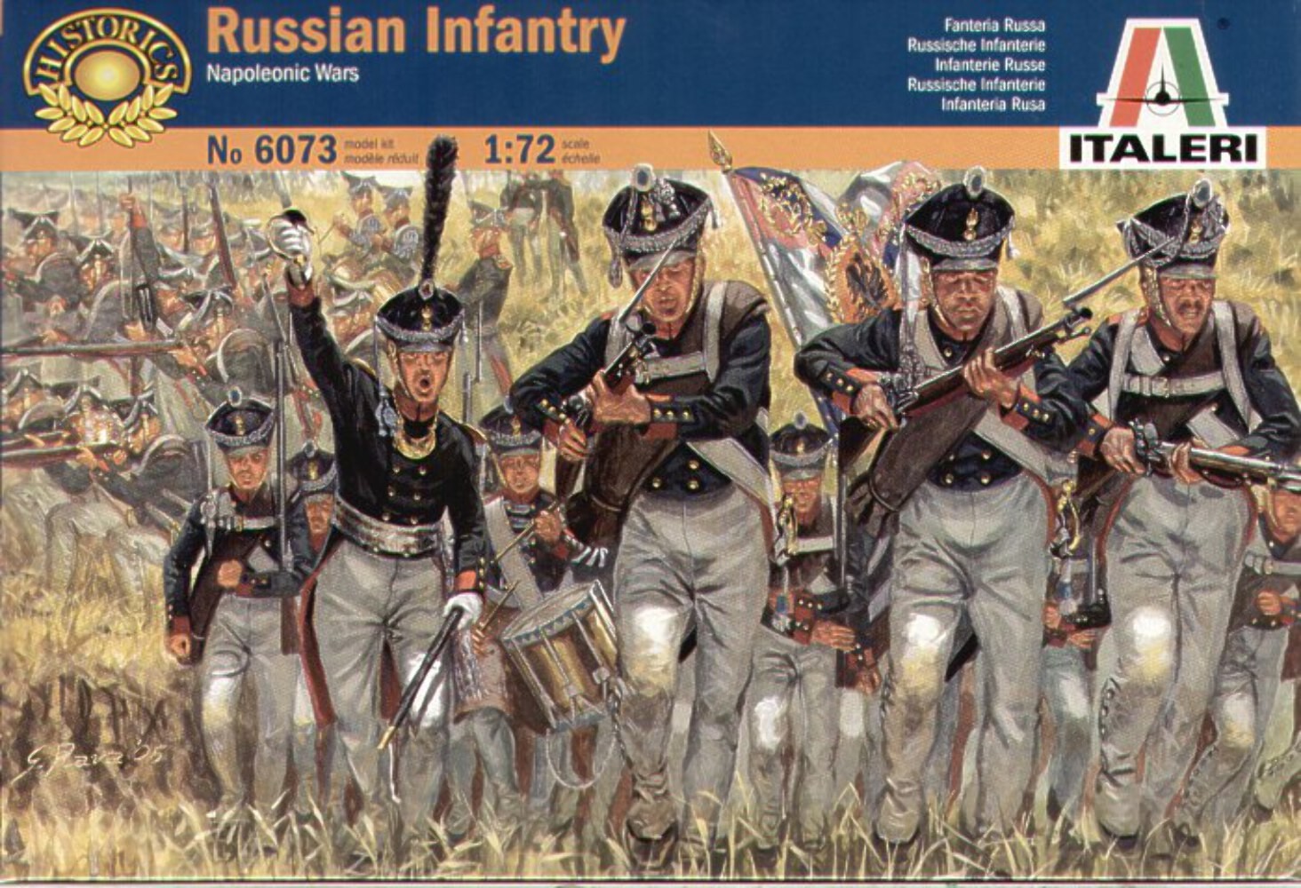 Italeri 6073 1:72 Soviet Infantry Napoleonic Wars