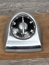 Vintage Swedish Kitchen Timer Bengt Ek Design Sweden TESTED Cast Aluminum