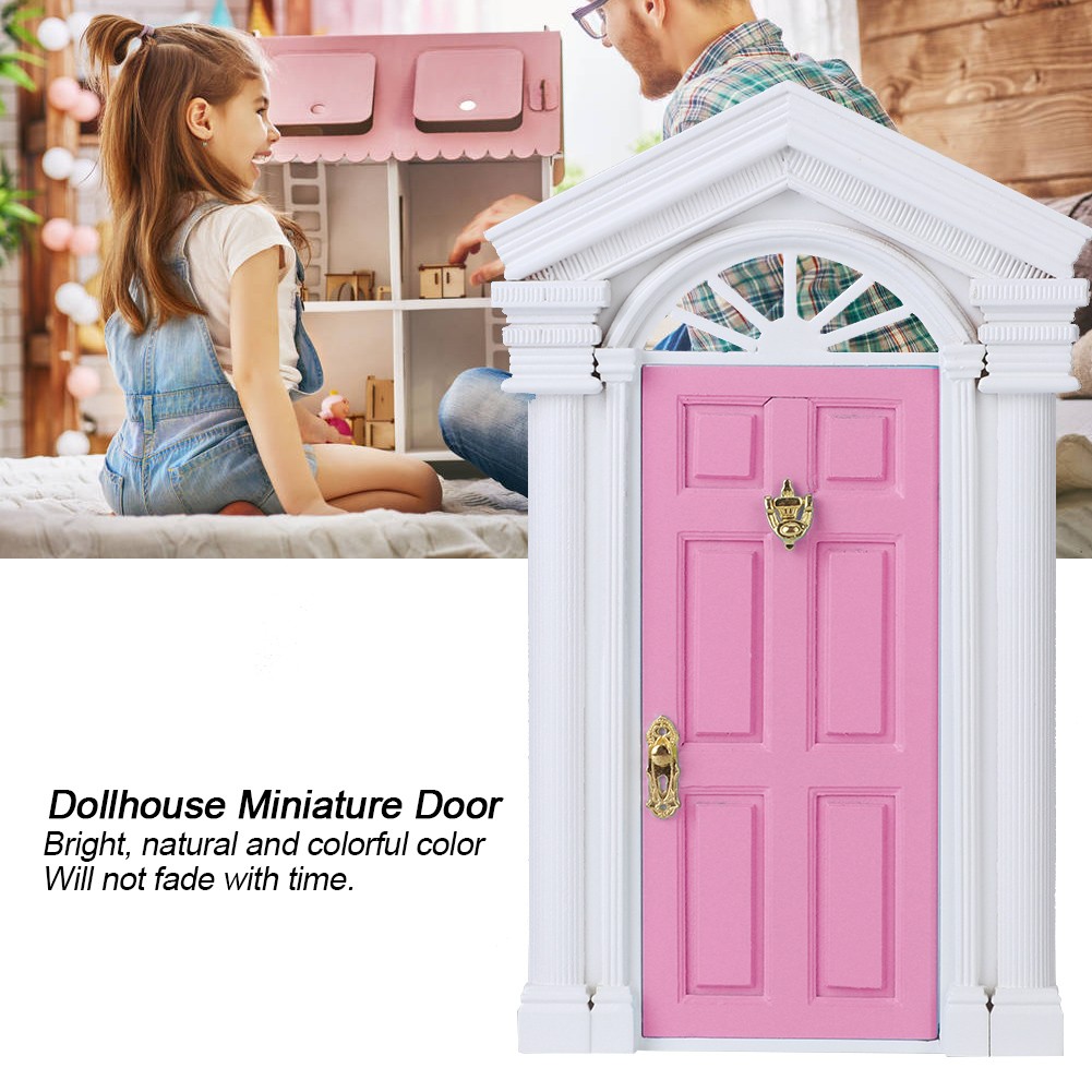 1:12 Dollhouse Door Mini Model Elegant Accessory For DIY Scenes Recommended