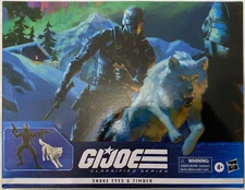 2022 Hasbro G.I. Joe Classified Series #52 SNAKE EYES & TIMBER 6" Figure Set NIB