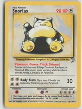 Snorlax 30/130 Rare Base Set 2 Pokemon Lightly Played on eBay