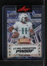 2024 Leaf Metal Pre-Production Proof Earth Wave Unsigned 1/1 Gerry Bohanon 0q0