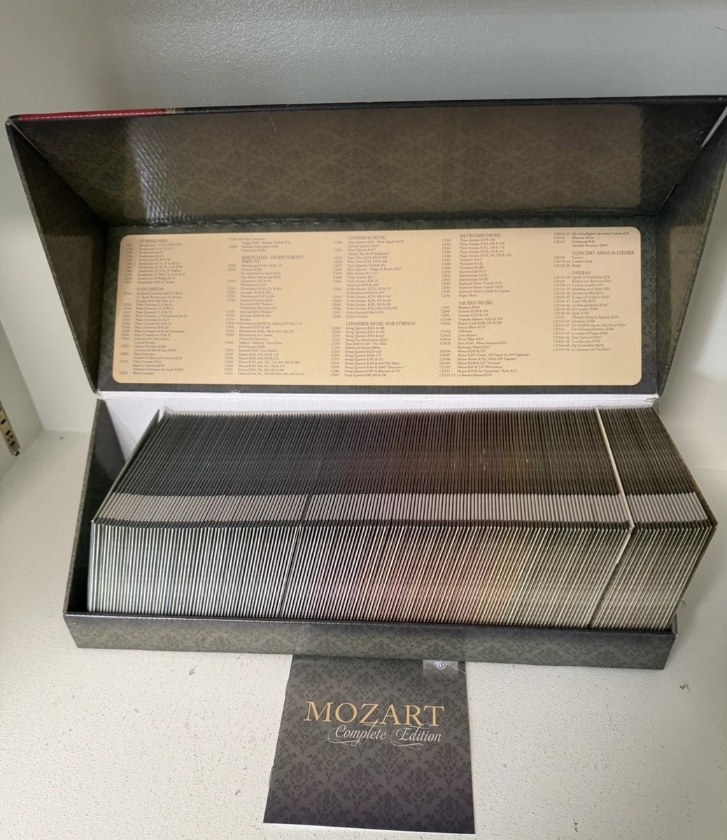 WOLFGANG AMADEUS MOZART Complete Edition Works 170 CD Box Set