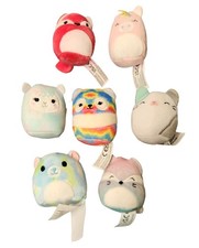 Squishmallows Lot of 7 Micromallows Mini Plush Toys Spring Easter Basket Stuffer