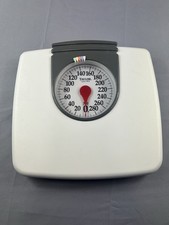 Vintage Taylor Mechanical Bathroom Scale 300 LBS Capacity Analog Dial   Works