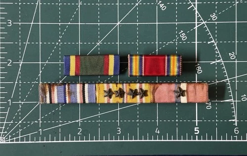 WW2 US Military Ribbon Bars Pacific Theater