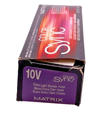 Matrix Color Sync Demi Permanent Color, #10V Extra Light Blonde Violet, 2 oz