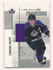 2003-04 ITG GAME-USED SIGNATURES SERIES FRANCHISE JERSEY ZIGMUND PALFFY #F-14