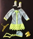 Vtg Barbie NOW WOW! Mod #1853 1968 Near Complete Corduroy Dress Bonnet Shoes